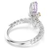 Anel com motivo Ariana Grande X Swarovski, cortes mistos, libélula, multicolorido, banhado a ródio Anel com motivo Ariana Grande X Swarovski, cortes mistos, libélula, multicolorido, banhado a ródio