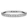 Anel de aliança Eternity com diamantes cultivados em laboratório, 0,4 ct no total, forma redonda, prata esterlina Anel de aliança Eternity com diamantes cultivados em laboratório, 0,4 ct no total, forma redonda, prata esterlina