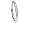 Anel de aliança Eternity com diamantes cultivados em laboratório, 0,4 ct no total, forma redonda, prata esterlina Anel de aliança Eternity com diamantes cultivados em laboratório, 0,4 ct no total, forma redonda, prata esterlina