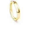 Anel de eternidade com diamantes cultivados em laboratório, 0,05 ct no total, forma redonda, ouro amarelo de 14K Anel de eternidade com diamantes cultivados em laboratório, 0,05 ct no total, forma redonda, ouro amarelo de 14K