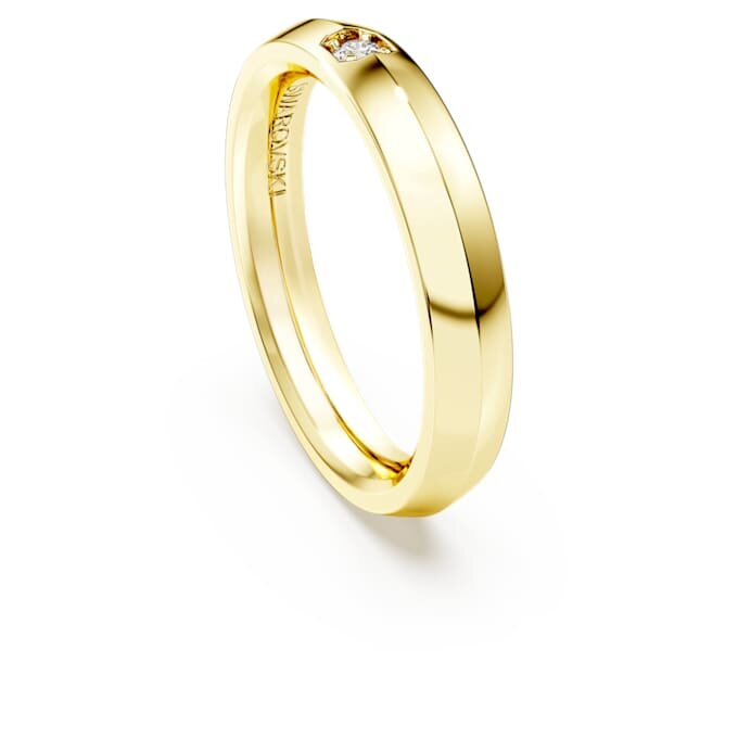 Anel de eternidade com diamantes cultivados em laboratório, 0,05 ct no total, forma redonda, ouro amarelo de 14K Anel de eternidade com diamantes cultivados em laboratório, 0,05 ct no total, forma redonda, ouro amarelo de 14K