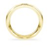 Anel de eternidade com diamantes cultivados em laboratório, 0,05 ct no total, forma redonda, ouro amarelo de 14K Anel de eternidade com diamantes cultivados em laboratório, 0,05 ct no total, forma redonda, ouro amarelo de 14K