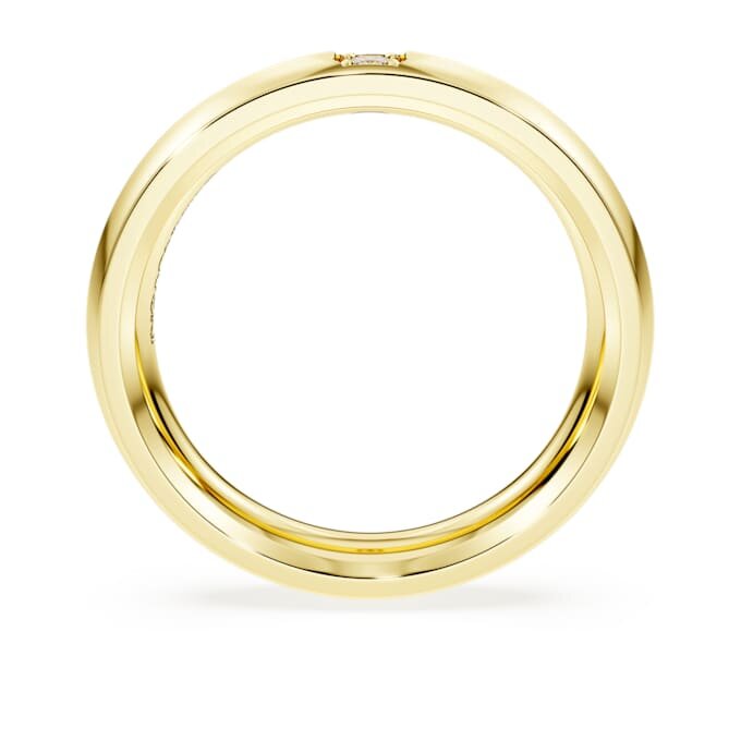 Anel de eternidade com diamantes cultivados em laboratório, 0,05 ct no total, forma redonda, ouro amarelo de 14K Anel de eternidade com diamantes cultivados em laboratório, 0,05 ct no total, forma redonda, ouro amarelo de 14K