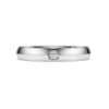 Anel de eternidade com diamantes cultivados em laboratório, 0,05 ct no total, forma redonda, ouro branco de 14K Anel de eternidade com diamantes cultivados em laboratório, 0,05 ct no total, forma redonda, ouro branco de 14K