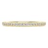 Anel de eternidade com diamantes cultivados em laboratório, 0,2 ct no total, forma redonda, ouro amarelo de 14K Anel de eternidade com diamantes cultivados em laboratório, 0,2 ct no total, forma redonda, ouro amarelo de 14K