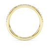 Anel de eternidade com diamantes cultivados em laboratório, 0,2 ct no total, forma redonda, ouro amarelo de 14K Anel de eternidade com diamantes cultivados em laboratório, 0,2 ct no total, forma redonda, ouro amarelo de 14K