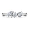 Anel Galaxy com diamantes cultivados em laboratório, 0,43 ct no total, formas variadas, prata esterlina Anel Galaxy com diamantes cultivados em laboratório, 0,43 ct no total, formas variadas, prata esterlina