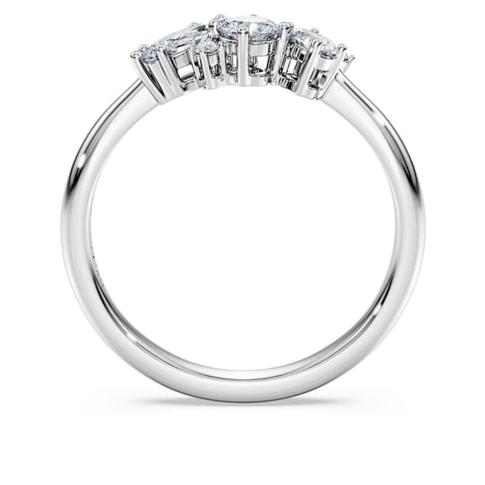 Anel Galaxy com diamantes cultivados em laboratório, 0,43 ct no total, formas variadas, prata esterlina Anel Galaxy com diamantes cultivados em laboratório, 0,43 ct no total, formas variadas, prata esterlina