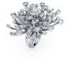 Anel Galaxy com diamantes cultivados em laboratório, 9,5 Ct no total, formas variadas, ouro branco de 18K Anel Galaxy com diamantes cultivados em laboratório, 9,5 Ct no total, formas variadas, ouro branco de 18K