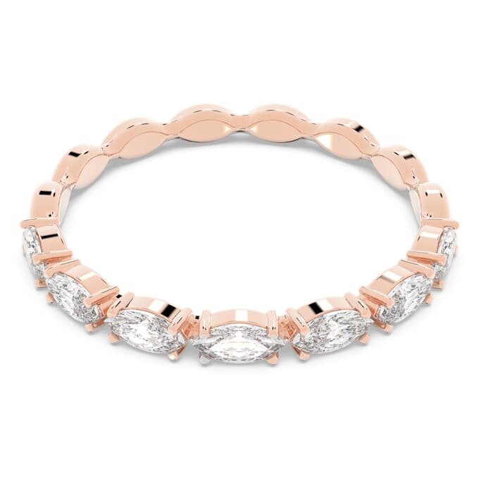 Anel Matrix Vittore com corte marquise, branco, banhado a ouro rosa Anel Matrix Vittore com corte marquise, branco, banhado a ouro rosa