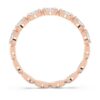 Anel Matrix Vittore com corte marquise, branco, banhado a ouro rosa Anel Matrix Vittore com corte marquise, branco, banhado a ouro rosa
