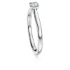 Anel Solitário Eternity com diamantes cultivados em laboratório, 0,25 ct no total, forma redonda, prata esterlina Anel Solitário Eternity com diamantes cultivados em laboratório, 0,25 ct no total, forma redonda, prata esterlina