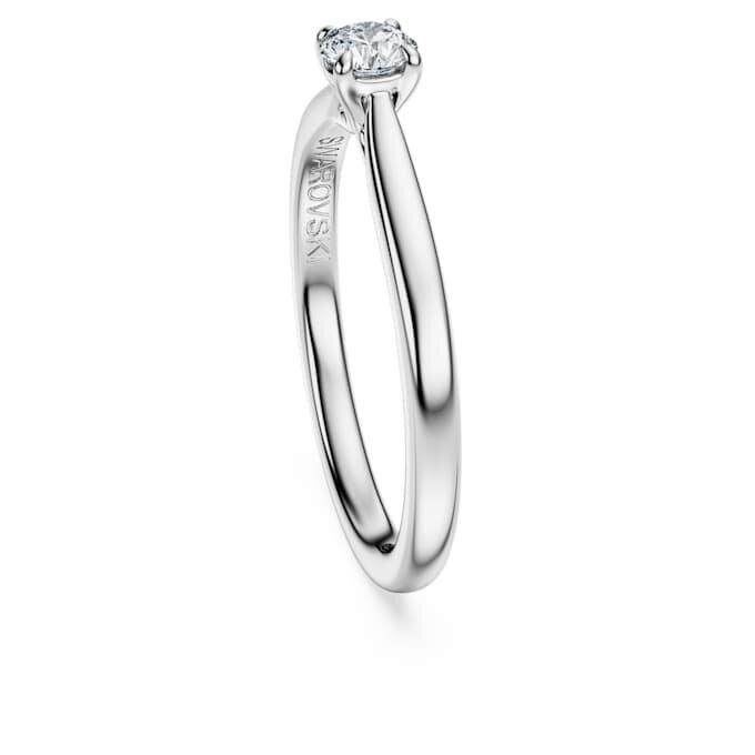 Anel Solitário Eternity com diamantes cultivados em laboratório, 0,25 ct no total, forma redonda, prata esterlina Anel Solitário Eternity com diamantes cultivados em laboratório, 0,25 ct no total, forma redonda, prata esterlina