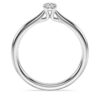 Anel Solitário Eternity com diamantes cultivados em laboratório, 0,25 ct no total, forma redonda, prata esterlina Anel Solitário Eternity com diamantes cultivados em laboratório, 0,25 ct no total, forma redonda, prata esterlina