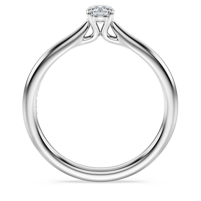 Anel Solitário Eternity com diamantes cultivados em laboratório, 0,25 ct no total, forma redonda, prata esterlina Anel Solitário Eternity com diamantes cultivados em laboratório, 0,25 ct no total, forma redonda, prata esterlina