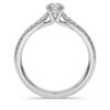 Anel Solitário Eternity com diamantes cultivados em laboratório, 0,7 Ct no total, forma redonda, ouro branco de 14K Anel Solitário Eternity com diamantes cultivados em laboratório, 0,7 Ct no total, forma redonda, ouro branco de 14K