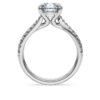 Anel Solitário Eternity com diamantes cultivados em laboratório, 2,25 Ct no total, forma redonda, ouro branco de 14K Anel Solitário Eternity com diamantes cultivados em laboratório, 2,25 Ct no total, forma redonda, ouro branco de 14K