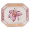 Bandeja Idyllia em porcelana, com motivo em cristal, flor, pequena, rosa Bandeja Idyllia em porcelana, com motivo em cristal, flor, pequena, rosa