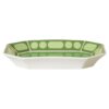 Bandeja Signum em porcelana, grande, verde Bandeja Signum em porcelana, grande, verde