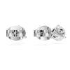 Brincos de botão Eternity com diamantes cultivados em laboratório, 2,0 ct no total, forma redonda, ouro branco de 14K Brincos de botão Eternity com diamantes cultivados em laboratório, 2,0 ct no total, forma redonda, ouro branco de 14K
