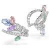 Brincos de orelha Ariana Grande X Swarovski com cortes mistos, multicoloridos, banhados a ródio Brincos de orelha Ariana Grande X Swarovski com cortes mistos, multicoloridos, banhados a ródio