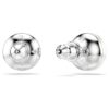 Brincos de pino Matrix com pérolas de cristal, brancos, banhados a ródio Brincos de pino Matrix com pérolas de cristal, brancos, banhados a ródio