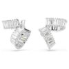 Brincos Ear Cuffs Ariana Grande X Swarovski com corte baguete, brancos, banhados a ródio Brincos Ear Cuffs Ariana Grande X Swarovski com corte baguete, brancos, banhados a ródio
