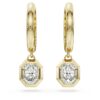 Brincos em forma de gota octogonal com diamantes cultivados em laboratório, 1,0 Ct no total, forma octogonal, ouro amarelo de 14K Brincos em forma de gota octogonal com diamantes cultivados em laboratório, 1,0 Ct no total, forma octogonal, ouro amarelo de 14K