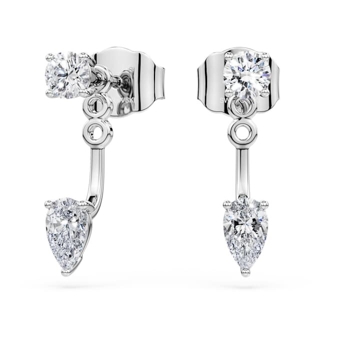 Brincos Galaxy com diamantes cultivados em laboratório, 0,82 ct no total, formas variadas, prata esterlina Brincos Galaxy com diamantes cultivados em laboratório, 0,82 ct no total, formas variadas, prata esterlina