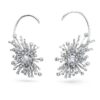 Brincos Galaxy com diamantes cultivados em laboratório, 14,67 ct no total, formas variadas, ouro branco de 18K Brincos Galaxy com diamantes cultivados em laboratório, 14,67 ct no total, formas variadas, ouro branco de 18K