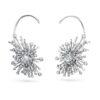 Brincos Galaxy com diamantes cultivados em laboratório, 14,67 ct no total, formas variadas, ouro branco de 18K Brincos Galaxy com diamantes cultivados em laboratório, 14,67 ct no total, formas variadas, ouro branco de 18K