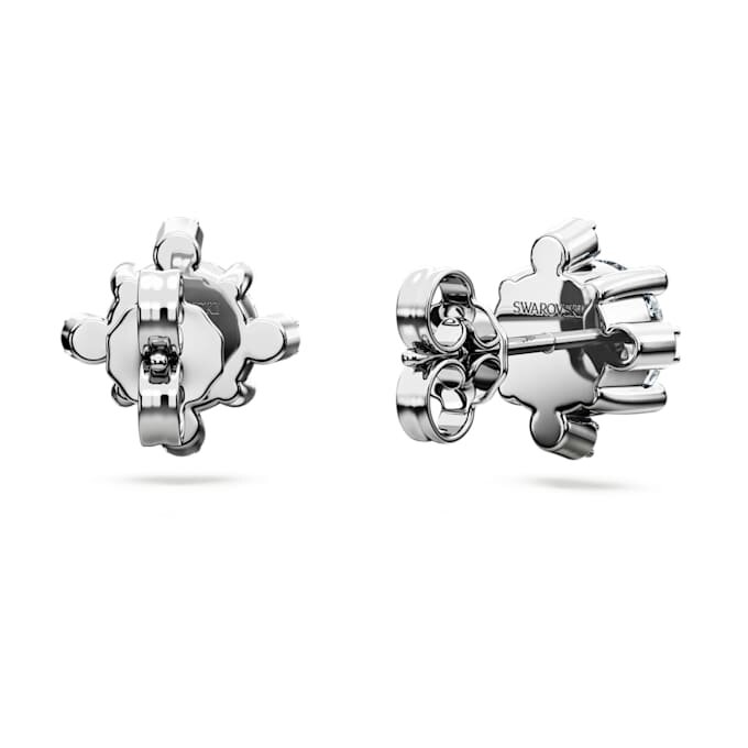 Brincos Galaxy com diamantes cultivados em laboratório, 2,1 quilates no total, forma redonda, ouro branco de 14K Brincos Galaxy com diamantes cultivados em laboratório, 2,1 quilates no total, forma redonda, ouro branco de 14K