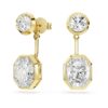Brincos Octagon com diamantes cultivados em laboratório, 7,70 Ct no total, formas variadas, ouro amarelo de 18K Brincos Octagon com diamantes cultivados em laboratório, 7,70 Ct no total, formas variadas, ouro amarelo de 18K