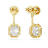 Brincos Octagon com diamantes cultivados em laboratório, 7,70 Ct no total, formas variadas, ouro amarelo de 18K Brincos Octagon com diamantes cultivados em laboratório, 7,70 Ct no total, formas variadas, ouro amarelo de 18K