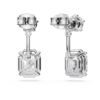 Brincos Octagon com diamantes cultivados em laboratório, 9,65 Ct no total, formas mistas, ouro branco de 18K Brincos Octagon com diamantes cultivados em laboratório, 9,65 Ct no total, formas mistas, ouro branco de 18K