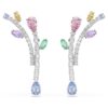 Brincos pendentes Ariana Grande X Swarovski com cortes mistos, multicoloridos, banhados a ródio Brincos pendentes Ariana Grande X Swarovski com cortes mistos, multicoloridos, banhados a ródio