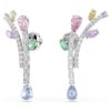 Brincos pendentes Ariana Grande X Swarovski com cortes mistos, multicoloridos, banhados a ródio Brincos pendentes Ariana Grande X Swarovski com cortes mistos, multicoloridos, banhados a ródio