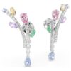 Brincos pendentes Ariana Grande X Swarovski com cortes mistos, multicoloridos, banhados a ródio Brincos pendentes Ariana Grande X Swarovski com cortes mistos, multicoloridos, banhados a ródio