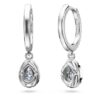 Brincos pendentes «Eternity» com diamantes cultivados em laboratório, 1,25 ct no total, formato de pêra, ouro branco de 14K