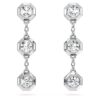 Brincos pendentes octogonais com diamantes cultivados em laboratório, 0,6 ct no total, forma redonda, prata esterlina Brincos pendentes octogonais com diamantes cultivados em laboratório, 0,6 ct no total, forma redonda, prata esterlina