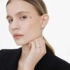 Anel de aliança Eternity com diamantes cultivados em laboratório, 0,4 ct no total, forma redonda, prata esterlina Anel de aliança Eternity com diamantes cultivados em laboratório, 0,4 ct no total, forma redonda, prata esterlina