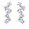 Brincos tipo «ear cuff» Galaxy com diamantes cultivados em laboratório, 1,25 ct no total, formas variadas, ouro branco de 14K Brincos tipo «ear cuff» Galaxy com diamantes cultivados em laboratório, 1,25 ct no total, formas variadas, ouro branco de 14K