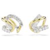 Brincos tipo «ear cuff» Hyperbola com cortes mistos, brancos, acabamento em metais mistos Brincos tipo «ear cuff» Hyperbola com cortes mistos, brancos, acabamento em metais mistos