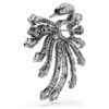 Broche da Coleção Vienna: Cisne, Branco, banhado a ruténio