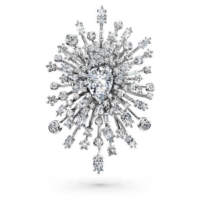 Broche «Galaxy» com diamantes cultivados em laboratório, 15,71 quilates no total, formas variadas, ouro branco de 18 quilates Broche «Galaxy» com diamantes cultivados em laboratório, 15,71 quilates no total, formas variadas, ouro branco de 18 quilates