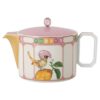 Bule Idyllia em porcelana, com motivo de cristal, pássaro, multicolorido Bule Idyllia em porcelana, com motivo de cristal, pássaro, multicolorido