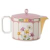 Bule Idyllia em porcelana, com motivo de cristal, pássaro, multicolorido Bule Idyllia em porcelana, com motivo de cristal, pássaro, multicolorido