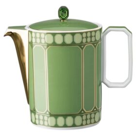 Cafeteira Signum em porcelana, verde