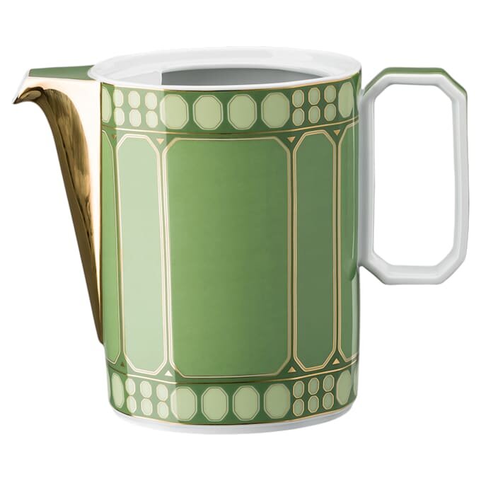 Cafeteira Signum em porcelana, verde Cafeteira Signum em porcelana, verde