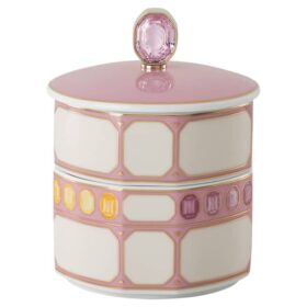 Caixa Idyllia em porcelana, rosa